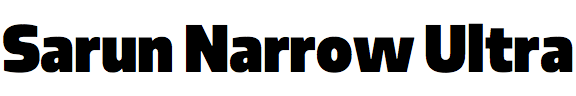 Sarun Narrow Ultra