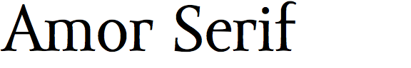 Amor Serif