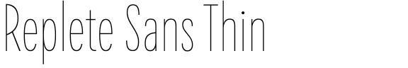 Replete Sans Thin