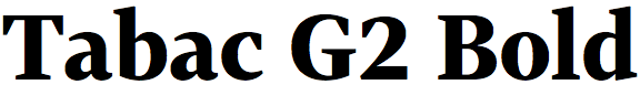 Tabac G2 Bold