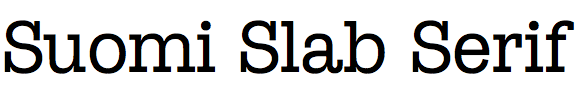 Suomi Slab Serif