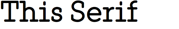 This Serif