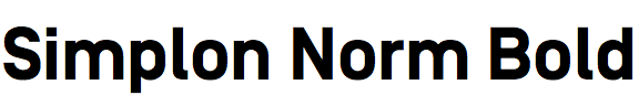 Simplon Norm Bold