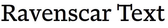 Ravenscar Text