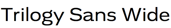 Trilogy Sans Wide