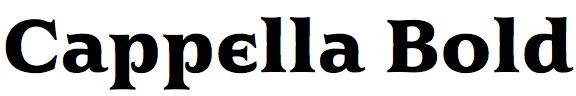Cappella Bold
