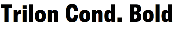 Trilon Condensed Bold