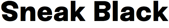 Sneak Black