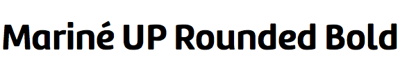 Mariné UP Rounded Bold