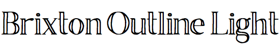 Brixton Outline Light