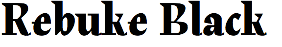 Rebuke Black