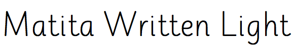 Matita Written Light