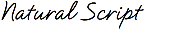 Natural Script