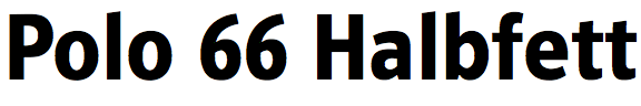 Polo 66 Halbfett