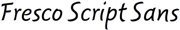 Fresco Script Sans