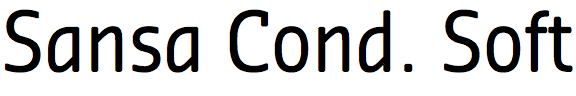 Sansa Condensed Soft