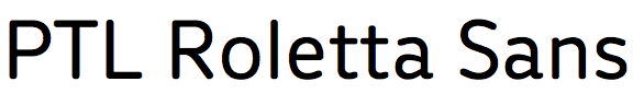 PTL Roletta Sans