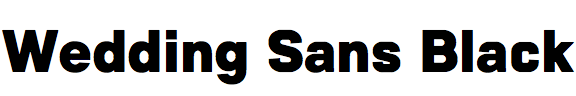 Wedding Sans Black