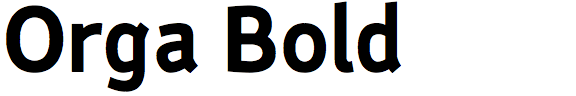 Orga Bold