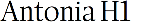 Antonia H1