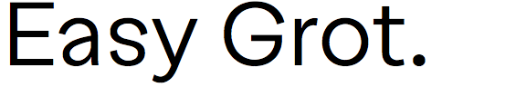 Easy Grotesk