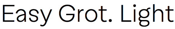 Easy Grotesk Light