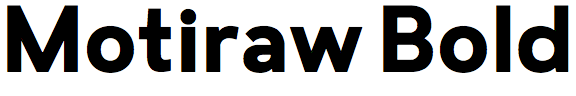 Motiraw Bold