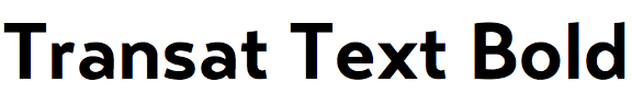 Transat Text Bold