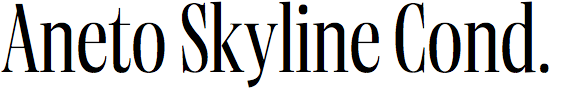 Aneto Skyline Condensed
