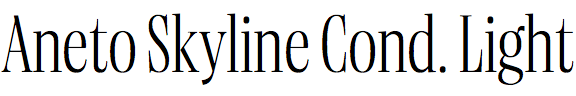 Aneto Skyline Condensed Light