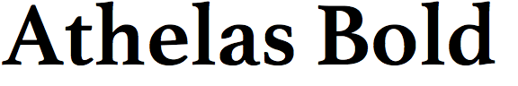 Athelas Bold