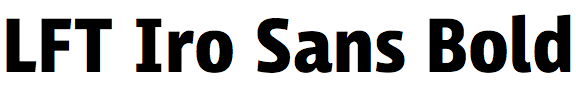 LFT Iro Sans Bold
