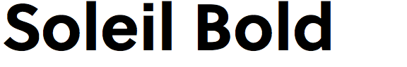 Soleil Bold