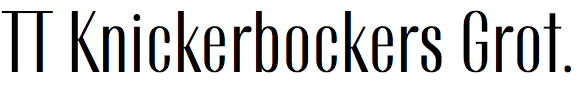 TT Knickerbockers Grotesk