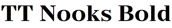 TT Nooks Bold