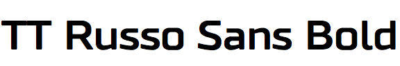 TT Russo Sans Bold