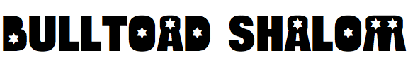 Bulltoad Shalom