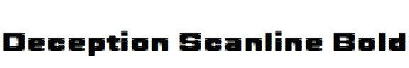 Deception Scanline Bold