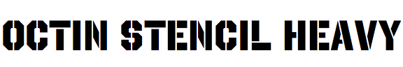 Octin Stencil Heavy