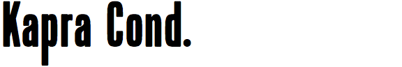 Kapra Condensed