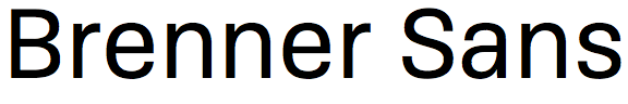 Brenner Sans