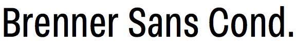 Brenner Sans Condensed