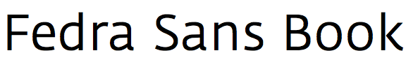 Fedra Sans Book