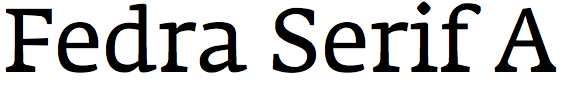 Fedra Serif A
