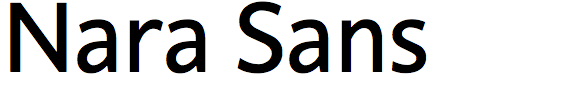 Nara Sans