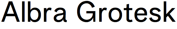 Albra Grotesk
