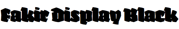Fakir Display Black
