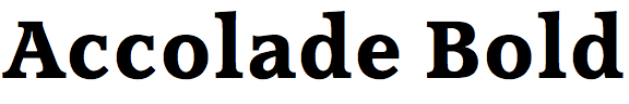 Accolade Bold (URW)