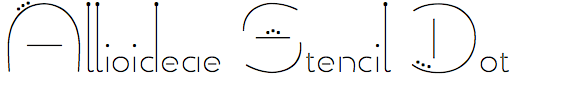Allioideae Stencil Dot