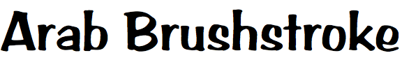 Arab Brushstroke (URW)